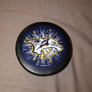 Predators hockey puck💙💛